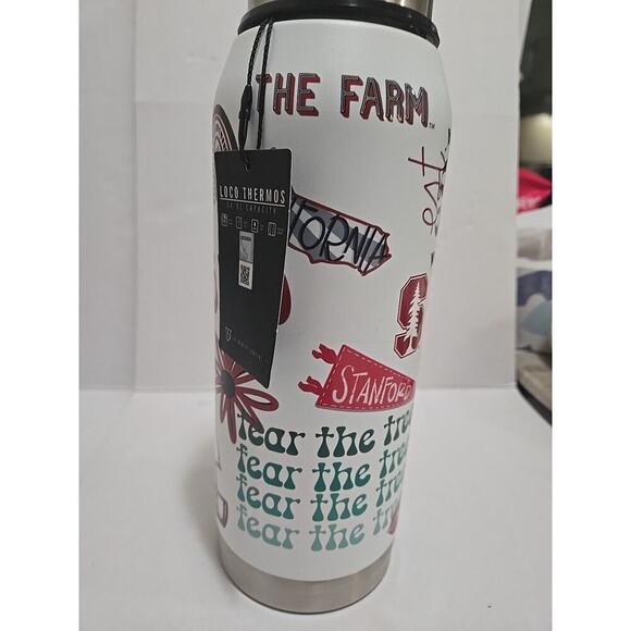 Stanford Cardinal Uversity 34oz Stainless Steel Thermos Water Bottle - Picture 4 of 16